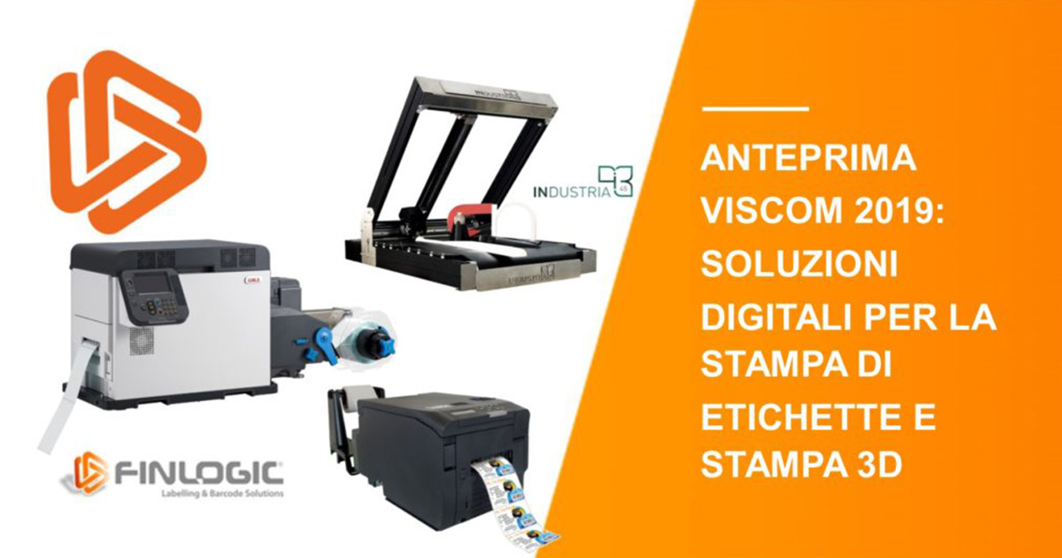 FINLOGIC punta sulla stampa digitale alla fiera del Viscom 2019