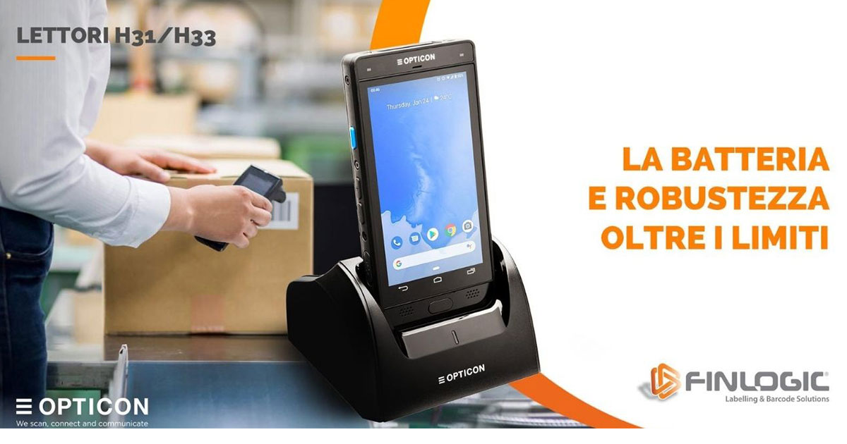 Finlogic presenta i lettori Opticon H31 e H33 con sistema Android