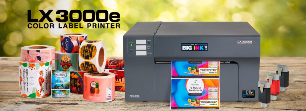 Nuova stampante per etichette a colori LX3000E di DTM Print