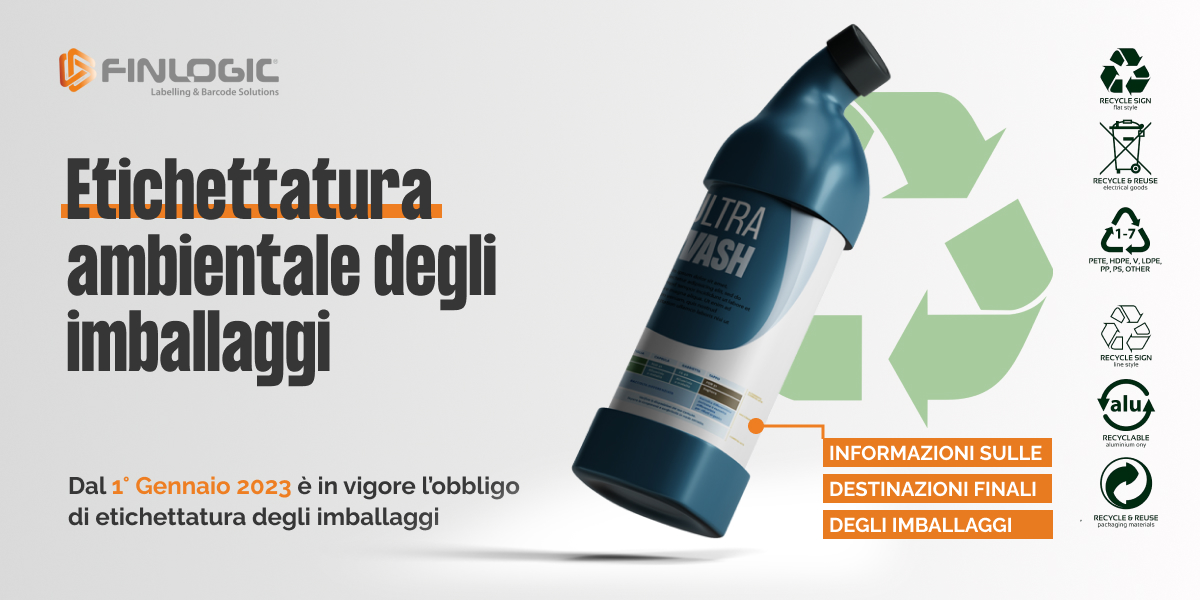 Obbligo di etichettatura ambientale sugli imballaggi. Obbligo di etichettatura ambientale sugli imballaggi.