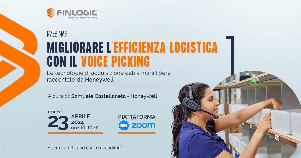 Webinar | Migliorare l’efficienza logistica con il voice picking