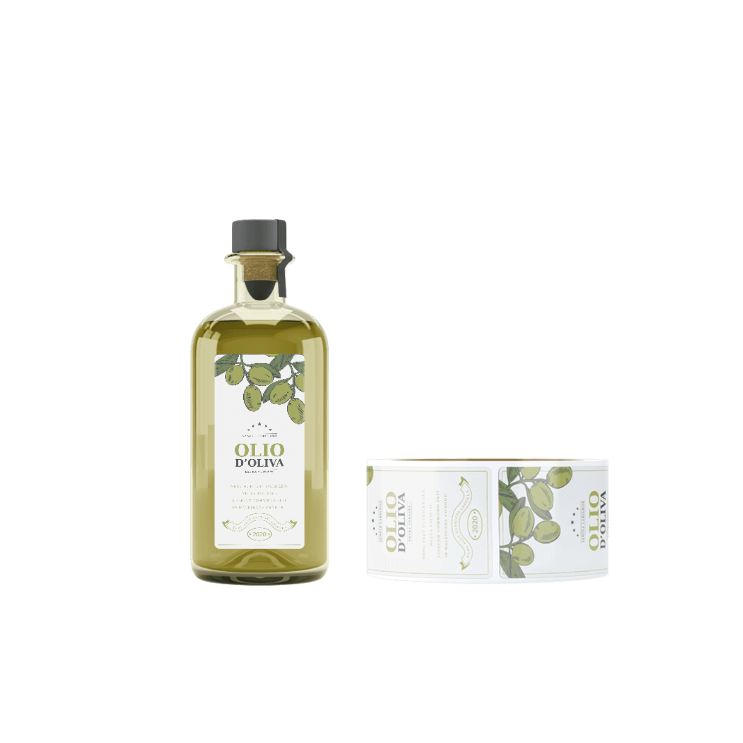 Etichette per olio in bobina | Gruppo Finlogic