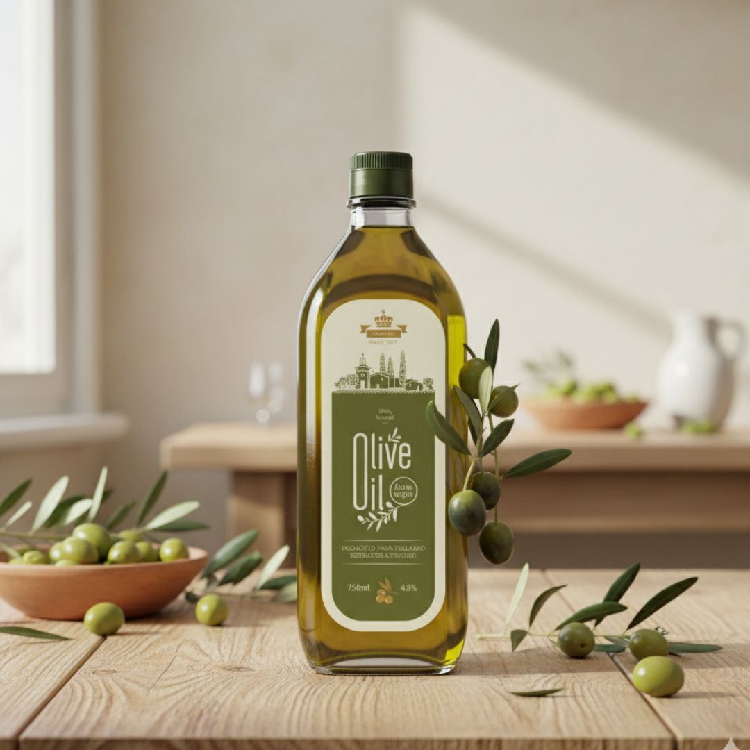 Produzione etichette adesive per olio | Gruppo Finlogic
